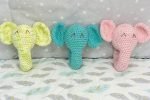 Cascabel Tejido Elefante