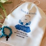 Saquito para guardar Santitos Bautizo