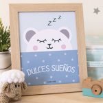 Cuadro ilustración Oso