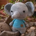 Elefante Tejido Gris-Calipso
