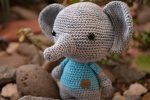 Elefante Tejido Gris-Calipso - Imagen 3