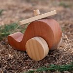 Helicóptero de madera