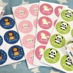 20 Stickers para útiles a prueba de agua