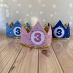 Corona de tela 3 años