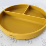Plato Silicona divisiones Mostaza