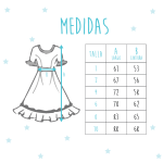 Vestido huasa Camelia - Imagen 3