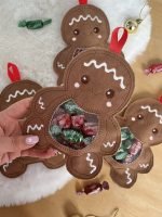 Galleta jengibre con dulces