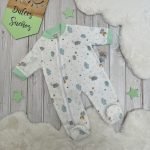 Pijama Nubes menta
