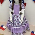 Vestido huasa Violeta